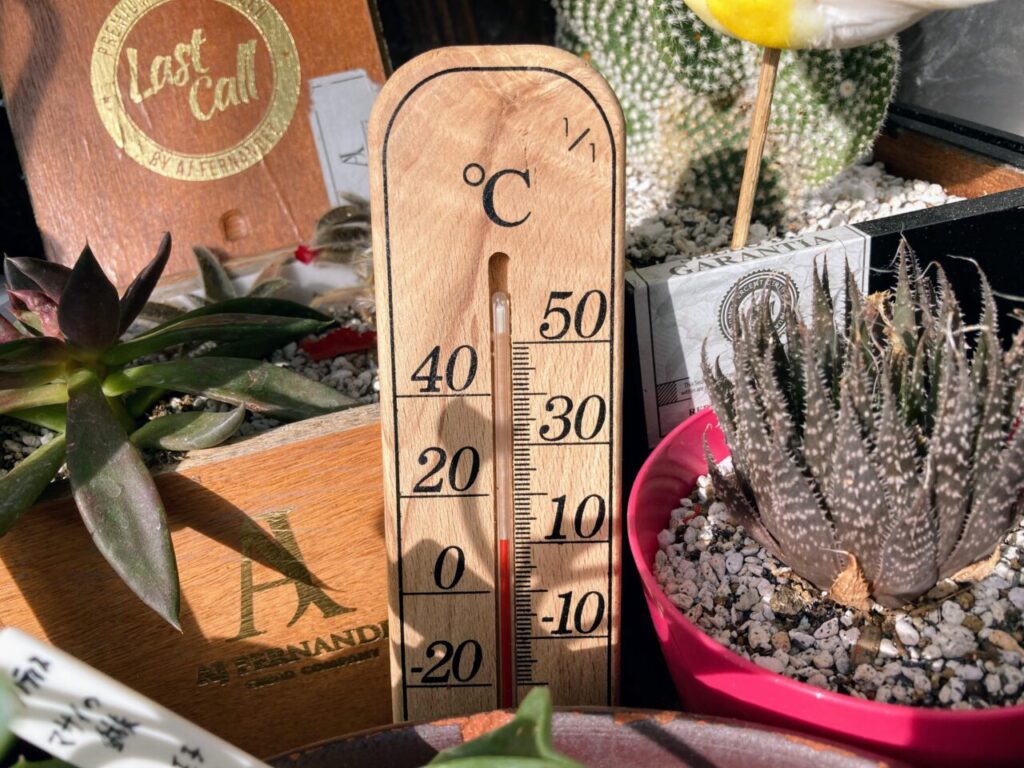 温度計は10℃