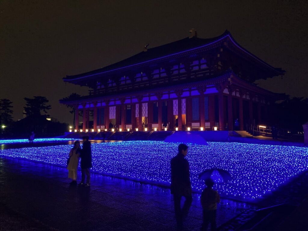 興福寺中金堂ライトアップ