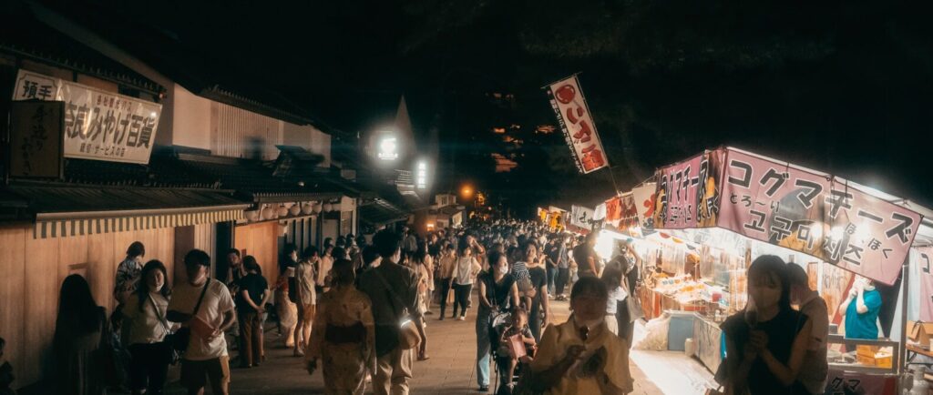 南大門前参道の屋台