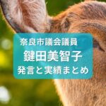 奈良市議会議員、鍵田美智子