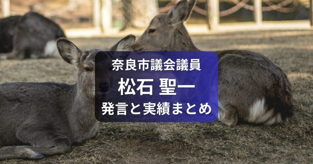 奈良市議会議員・松石聖一