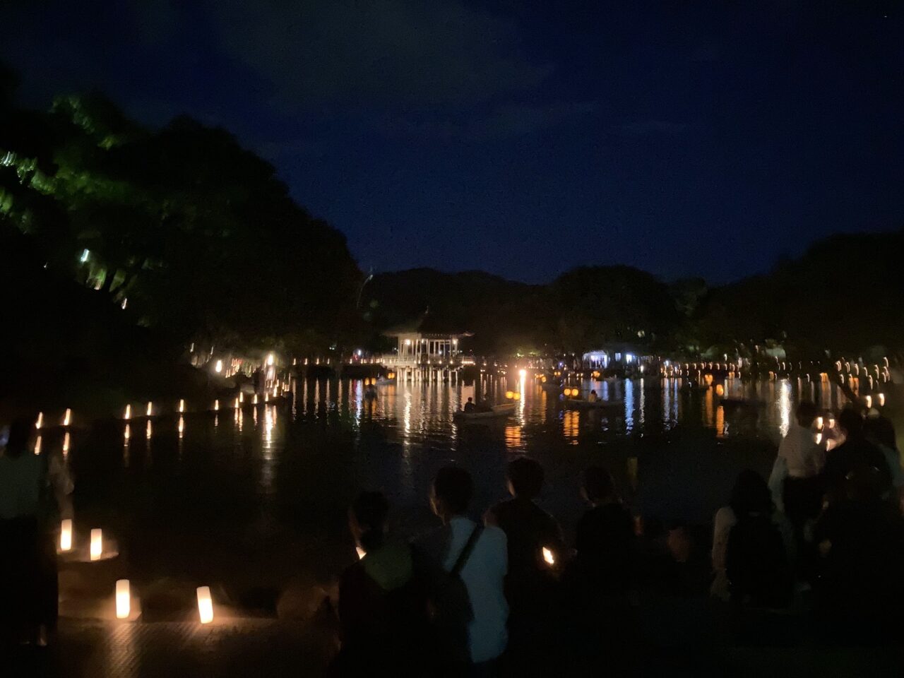 浮見堂・燈花会