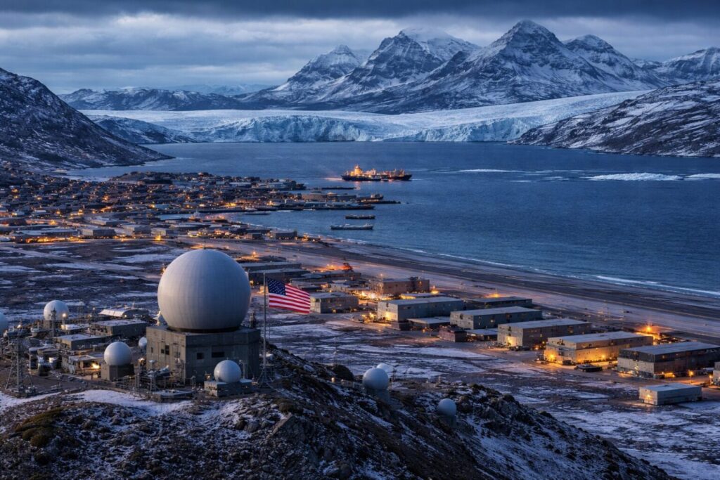 グリーンランドの米軍基地イメージ