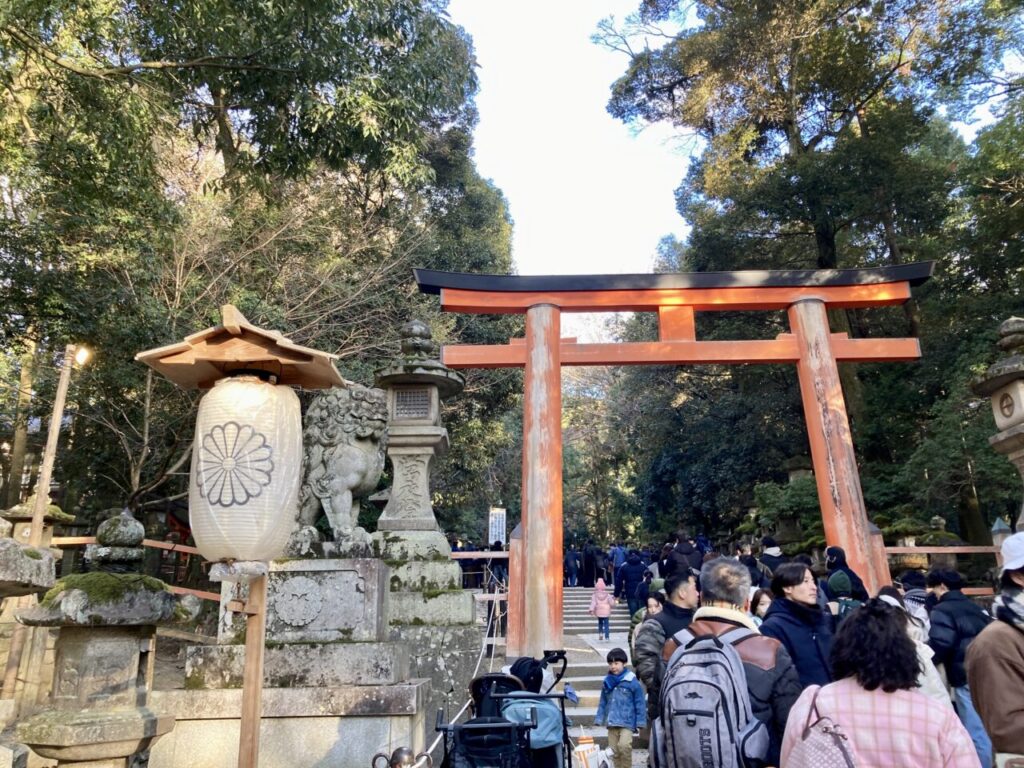 二の鳥居前の様子