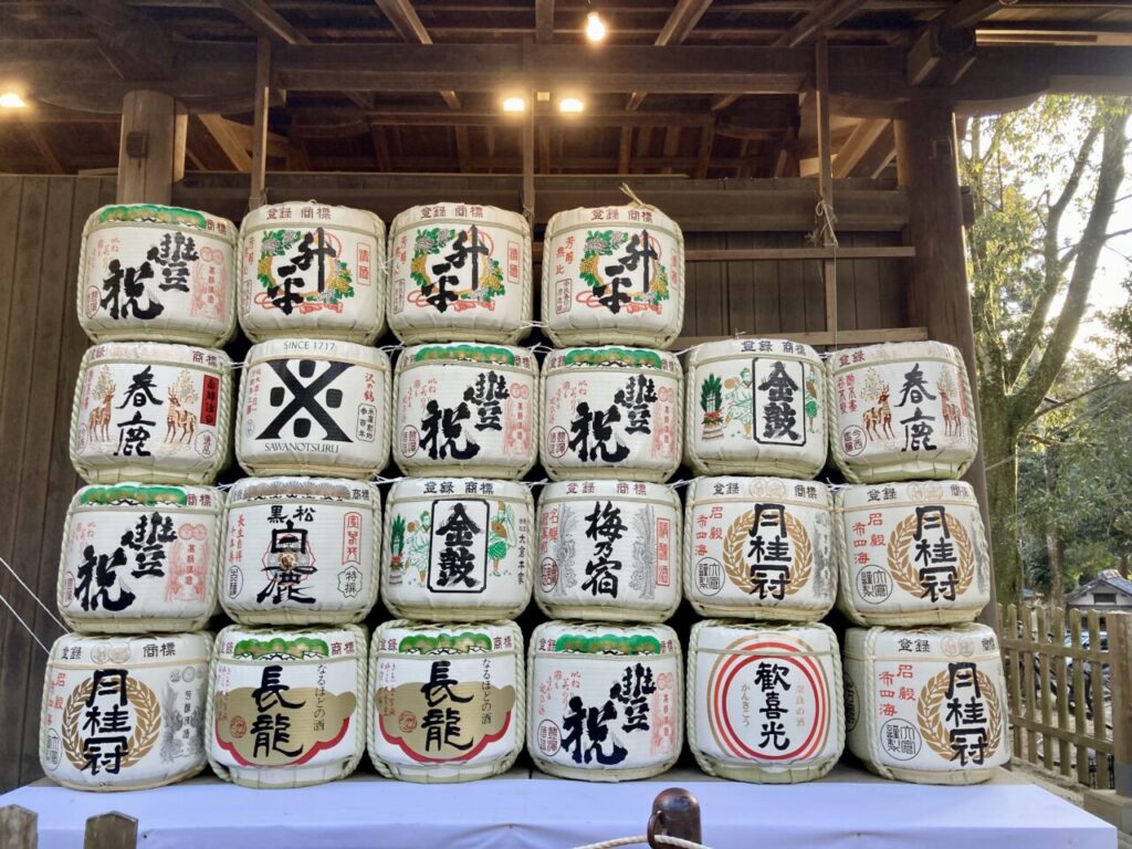 春日大社酒樽