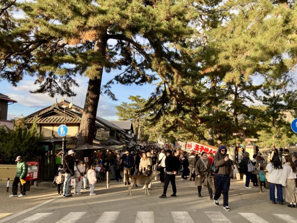 南大門前のにぎわい