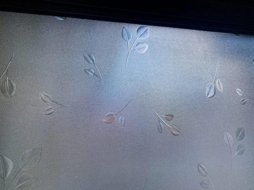 模様付きガラス